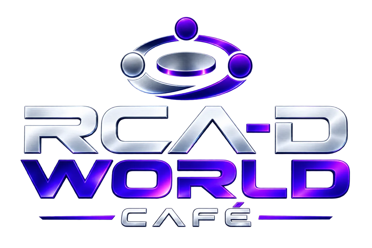 Logo de RCA-D WORLD CAFÉ: personas y capacidades reunidas alrededor de una mesa