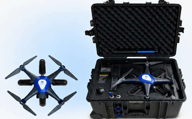 Dron de Iluminación Aérea Portátil
